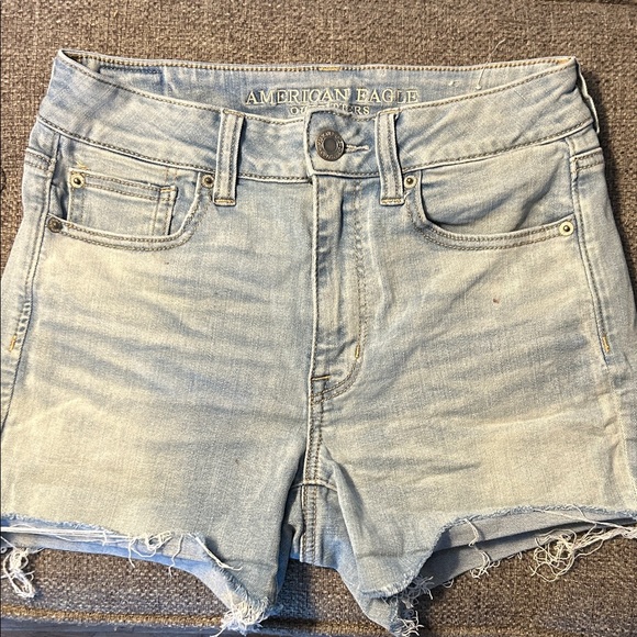 American Eagle Outfitters Pants - American Eagle Outfitters Women's Faded Blue Jean Shorts